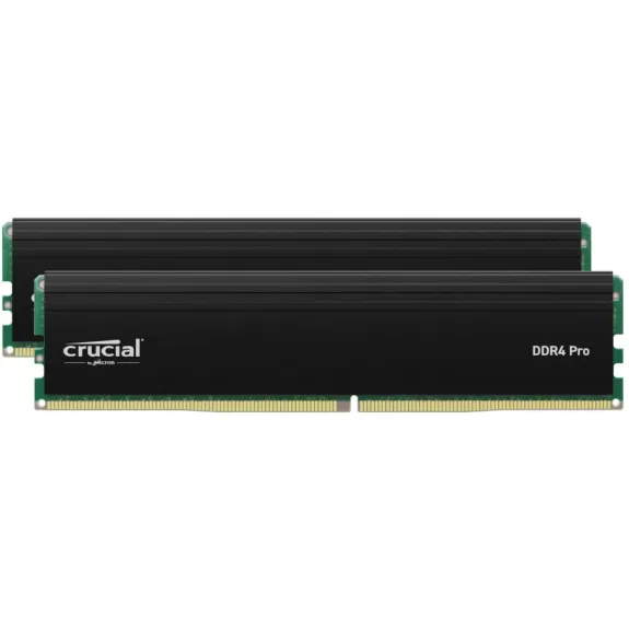 זיכרון Crucial Pro DDR4 UDIMM 64GB Kit (2x32) 3200MHz CP2K32G4DFRA32A 64GB DDR4 DIMM 3200MHz