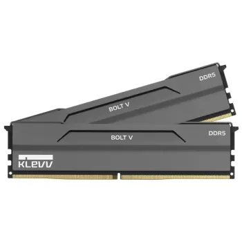 זיכרון לנייח DRAM Klevv DDR5 32GB (2x16GB) 6000 CL30 BOLT V Grey KD5AGUA80-60A300H KIT 32GB (2x16GB) DDR5 6000MHz CL30 צבע אפור