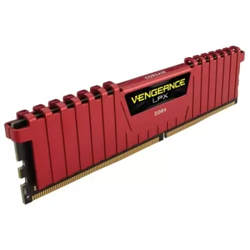Desktop Memory DRAM Corsair Vengeance LPX CMK16GX4M2A2666C16R KIT 16GB (2X8GB) DDR4 2666MHz 1.2V Color:red
