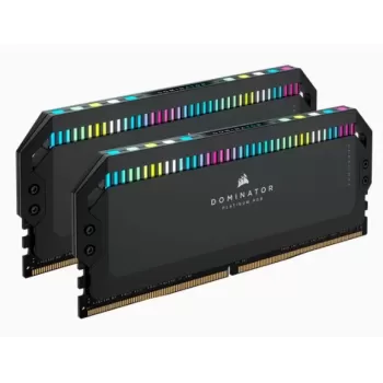 זיכרון לנייח DRAM Corsair DOMINATOR PLATINUM RGB CMT32GX5M2X5600C36 KIT 32GB (2x16GB) DDR5 5600MHz C36 צבע שחור