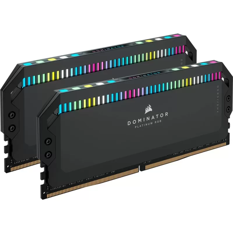 זיכרון לנייח DRAM Corsair DOMINATOR PLATINUM RGB CMT32GX5M2B5200C40 KIT 32GB (2x16GB) DDR5 5200MHz C40 צבע שחור זיכרון לנייח DRAM Corsair DOMINATOR PLATINUM RGB CMT32GX5M2B5200C40 KIT 32GB (2x16GB) DDR5 5200MHz C40 צבע שחור