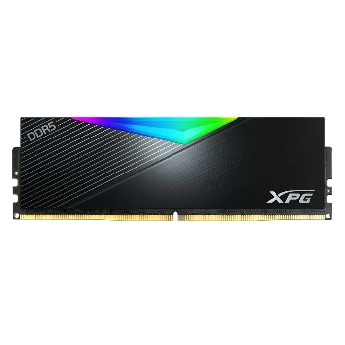 זיכרון לנייח DRAM XPG RGB Lancer AX5U5200C3816G-CLARBK 16GB DDR5 DIMM 5200MHz CL38 צבע שחור זיכרון לנייח DRAM XPG RGB Lancer AX5U5200C3816G-CLARBK 16GB DDR5 DIMM 5200MHz CL38 צבע שחור