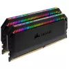 זיכרון לנייח DRAM Corsair DOMINATOR PLATINUM RGB CMT16GX4M2C3600C18 KIT 16GB (2X8GB) DDR4 DIMM 3600MHz CL18 צבע שחור
