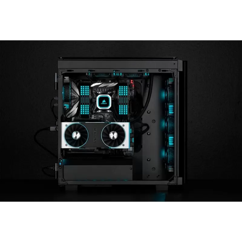 זיכרון לנייח DRAM Corsair DOMINATOR PLATINUM RGB CMT16GX4M2C3600C18 KIT 16GB (2X8GB) DDR4 DIMM 3600MHz CL18 צבע שחור