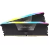 זיכרון לנייח DRAM Corsair VENGEANCE RGB CMH32GX5M2B6400C32 KIT 32GB (2x16GB) DDR5 DIMM 6400MHz CL32 צבע שחור