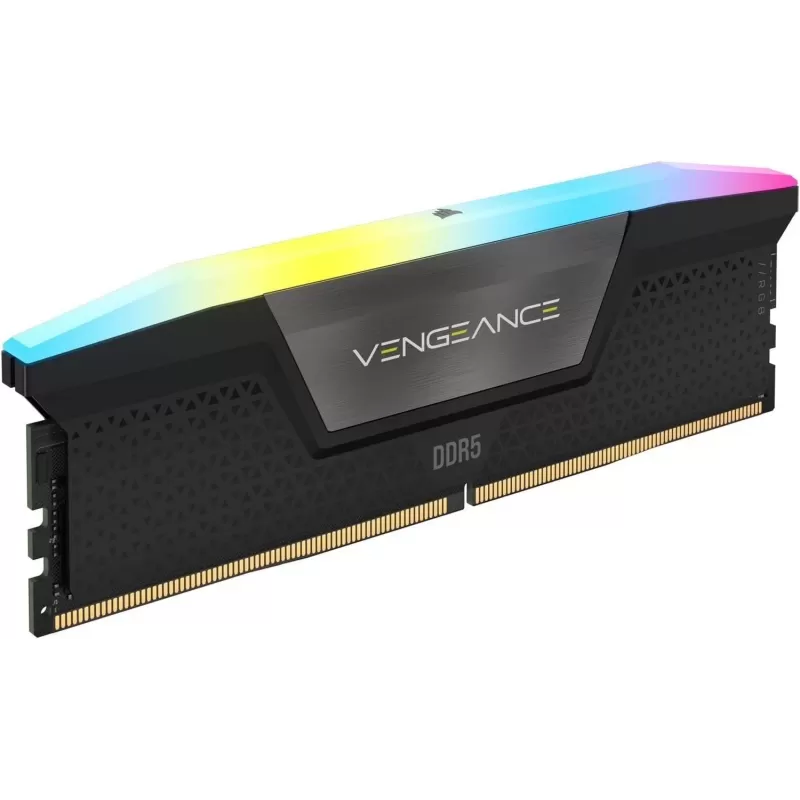 Desktop Memory DRAM Corsair VENGEANCE RGB CMH32GX5M2X7200C34 KIT 32GB (2x16GB) DDR5 DIMM 7200MHz CL34 Color:black