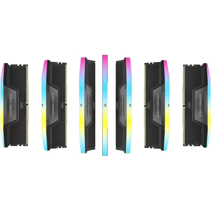 Desktop Memory DRAM Corsair VENGEANCE RGB CMH32GX5M2X7200C34 KIT 32GB (2x16GB) DDR5 DIMM 7200MHz CL34 Color:black