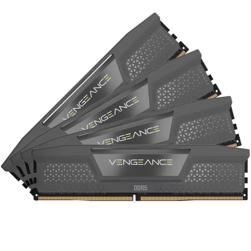 Desktop Memory DRAM Corsair VENGEANCE CMK64GX5M4B6200C32 KIT 64GB (4X16GB) DDR5 DIMM 6200MHz CL32 Color:black Desktop Memory DRAM Corsair VENGEANCE CMK64GX5M4B6200C32 KIT 64GB (4X16GB) DDR5 DIMM 6200MHz CL32 Color:black