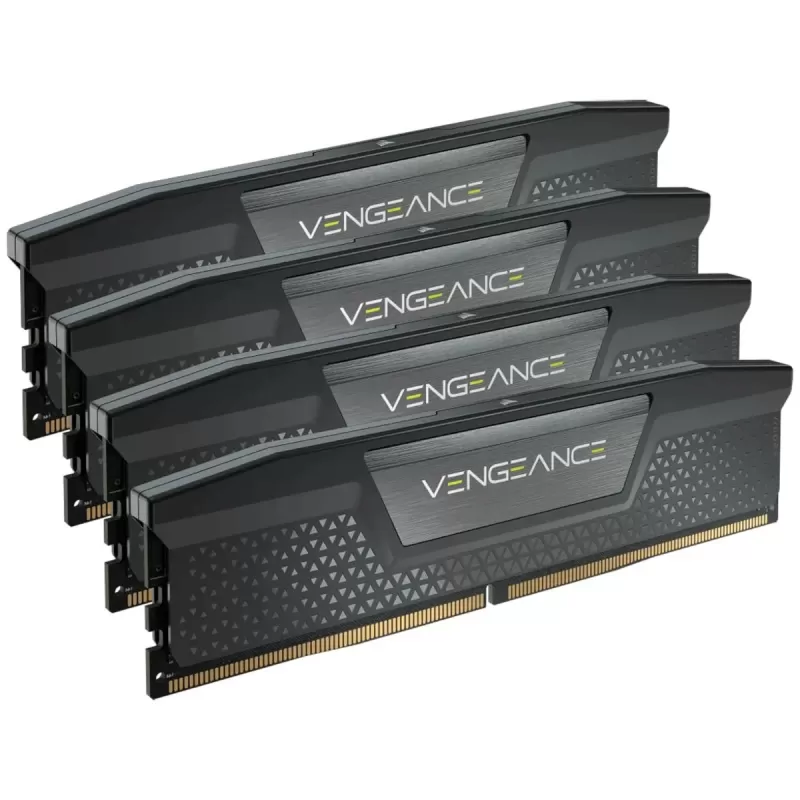 Desktop Memory DRAM Corsair VENGEANCE CMK64GX5M4B6200C32 KIT 64GB (4X16GB) DDR5 DIMM 6200MHz CL32 Color:black Desktop Memory DRAM Corsair VENGEANCE CMK64GX5M4B6200C32 KIT 64GB (4X16GB) DDR5 DIMM 6200MHz CL32 Color:black