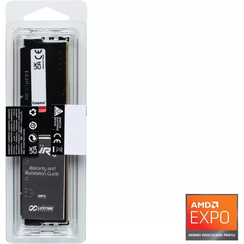 Оперативная память DRAM Kingston FURY Beast Black EXPO KF560C36BBE-16 16GB DDR5 DIMM 6000MHz CL36 Цвет:чёрный