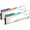 Оперативная память DRAM G.Skill Trident Z5 Royal silver 6000J2836G32GX2-TR5S KIT 64GB (2X32GB) DDR5 DIMM 6000MHz CL28 1.4V Оперативная память DRAM G.Skill Trident Z5 Royal silver 6000J2836G32GX2-TR5S KIT 64GB (2X32GB) DDR5 DIMM 6000MHz CL28 1.4V