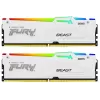 Оперативная память DRAM Kingston Fury Beast RGB KF556C36BWEAK2-32 KIT 32GB (2x16GB) DDR5 5600MHz CL36 1.25V Цвет:белый