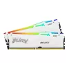 Оперативная память DRAM Kingston Fury Beast RGB KF556C36BWEAK2-32 KIT 32GB (2x16GB) DDR5 5600MHz CL36 1.25V Цвет:белый