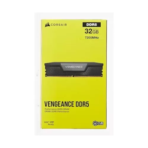 Desktop Memory DRAM Corsair Vengeance CMK32GX5M2X7200C34 32GB DDR5 DIMM 7200MHz CL34 1.1V Color:black
