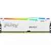זיכרון לנייח DRAM Kingston Beast RGB DDR5 DIMM 16GB 6000MT/s CL30 EXPO לבן KF560C30BWEA-16 16GB DDR5 DIMM 6000MHz