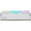 זיכרון לנייח DRAM Klevv DDR5 32GB (2x16GB) 6000 CL30 CRAS V RGB White KD5AGUA80-60A300J KIT 32GB (2x16GB) DDR5 6000MHz CL30 צבע לבן