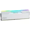 זיכרון לנייח DRAM Klevv DDR5 32GB (2x16GB) 6000 CL30 CRAS V RGB White KD5AGUA80-60A300J KIT 32GB (2x16GB) DDR5 6000MHz CL30 צבע לבן