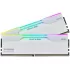זיכרון לנייח DRAM Klevv DDR5 32GB (2x16GB) 6000 CL30 CRAS V RGB White KD5AGUA80-60A300J KIT 32GB (2x16GB) DDR5 6000MHz CL30 צבע לבן