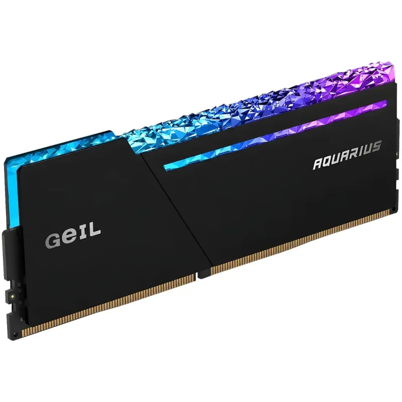 Оперативная память DRAM GEIL DDR5 32GB (2x16GB) 6000 CL36 AQUARIUS RGB Diamond AMD Edition black GAQSG532GB6000C36CDC 32GB DDR5 6000MHz CL36