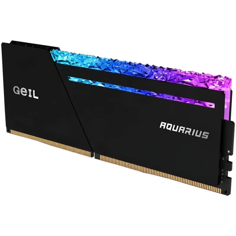 Оперативная память DRAM GEIL DDR5 32GB (2x16GB) 6000 CL36 AQUARIUS RGB Diamond AMD Edition black GAQSG532GB6000C36CDC 32GB DDR5 6000MHz CL36