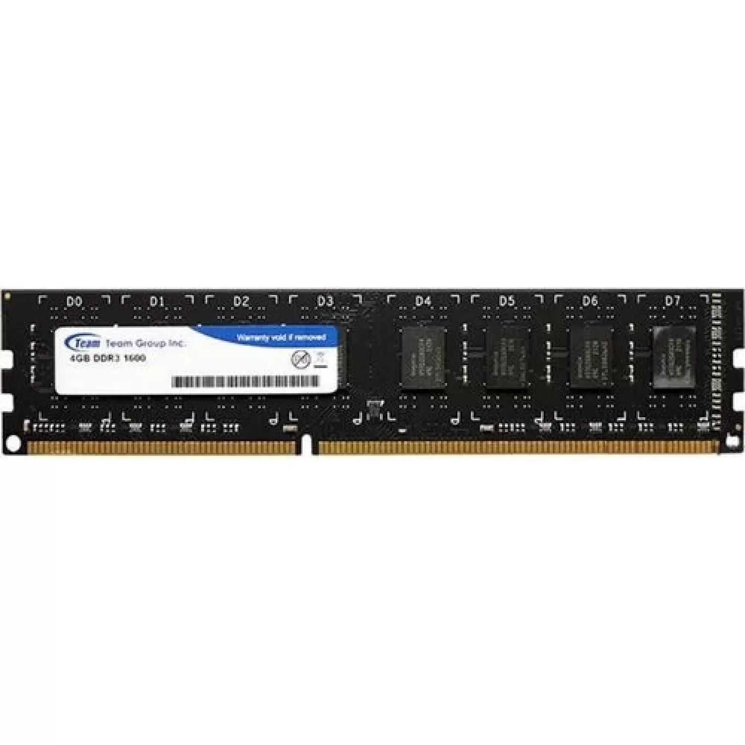 Оперативная память DRAM TeamGroup TED34G1600C1101 4GB DDR3 DIMM 1600MHz