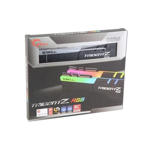 זיכרון לנייח DRAM G.Skill Trident Z RGB F4-4600C18D-16GTZR KIT 16GB (2X8GB) DDR4 DIMM 4600MHz 18-22-22-42 1.5V OEM, ללא אריזה