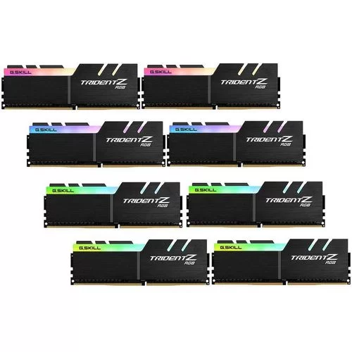 Desktop Memory DRAM G.Skill Trident Z RGB F4-3600C17Q2-128GTZR KIT 128GB (8X16) DDR4 DIMM 3600MHz 17-19-19-39 1.35V OEM, no package Desktop Memory DRAM G.Skill Trident Z RGB F4-3600C17Q2-128GTZR KIT 128GB (8X16) DDR4 DIMM 3600MHz 17-19-19-39 1.35V OEM, no package