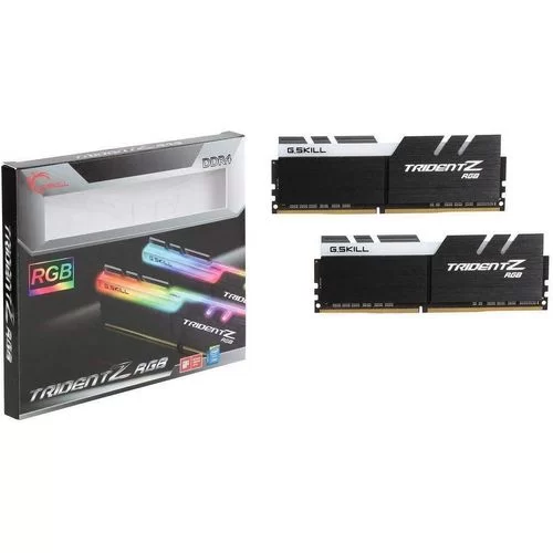 Оперативная память DRAM G.Skill Trident Z RGB F4-3200C14D-32GTZR KIT 32GB (2x16GB) DDR4 DIMM 3200MHz CL14 (14-14-34) OEM, без упаковки Цвет:чёрный