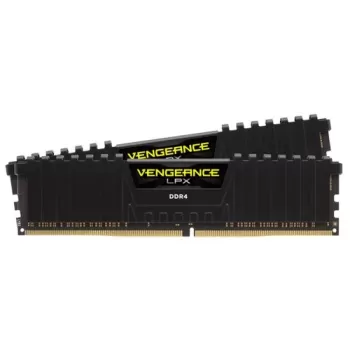 Desktop Memory DRAM Corsair VENGEANCE LPX CMK64GX4M2A2666C16 KIT 64GB (4x16GB) DDR4 DIMM 2666MHz CL18 Color:black