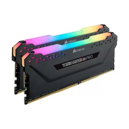 זיכרון לנייח DRAM Corsair VENGEANCE RGB PRO CMW32GX4M2E3200C16 KIT 32GB (2x16GB) DDR4 DIMM 3200MHz CL16 צבע שחור זיכרון לנייח DRAM Corsair VENGEANCE RGB PRO CMW32GX4M2E3200C16 KIT 32GB (2x16GB) DDR4 DIMM 3200MHz CL16 צבע שחור