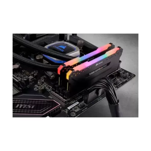 זיכרון לנייח DRAM Corsair VENGEANCE RGB PRO CMW32GX4M2E3200C16 KIT 32GB (2x16GB) DDR4 DIMM 3200MHz CL16 צבע שחור זיכרון לנייח DRAM Corsair VENGEANCE RGB PRO CMW32GX4M2E3200C16 KIT 32GB (2x16GB) DDR4 DIMM 3200MHz CL16 צבע שחור