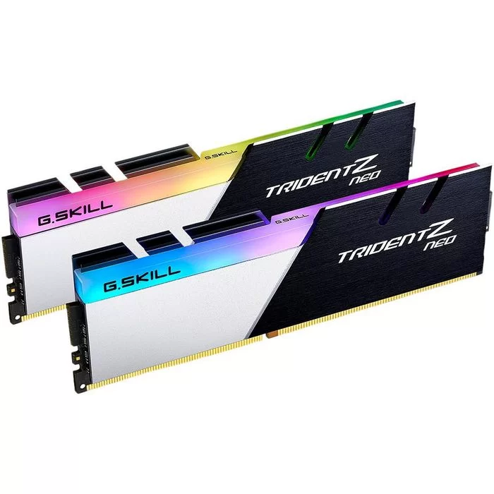 Desktop Memory DRAM G.Skill Trident Z Neo F4-3200C16D-16GTZN KIT 16GB (2X8GB) DDR4 DIMM 3200MHz 16-18-18-38 1.35V OEM, no package Color:black, silver