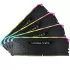 זיכרון לנייח DRAM Corsair VENGEANCE RGB RS CMG64GX4M4E3200C16 KIT 64GB (4X16GB) DDR4 DIMM 3600MHz 16-20-20-38 צבע שחור