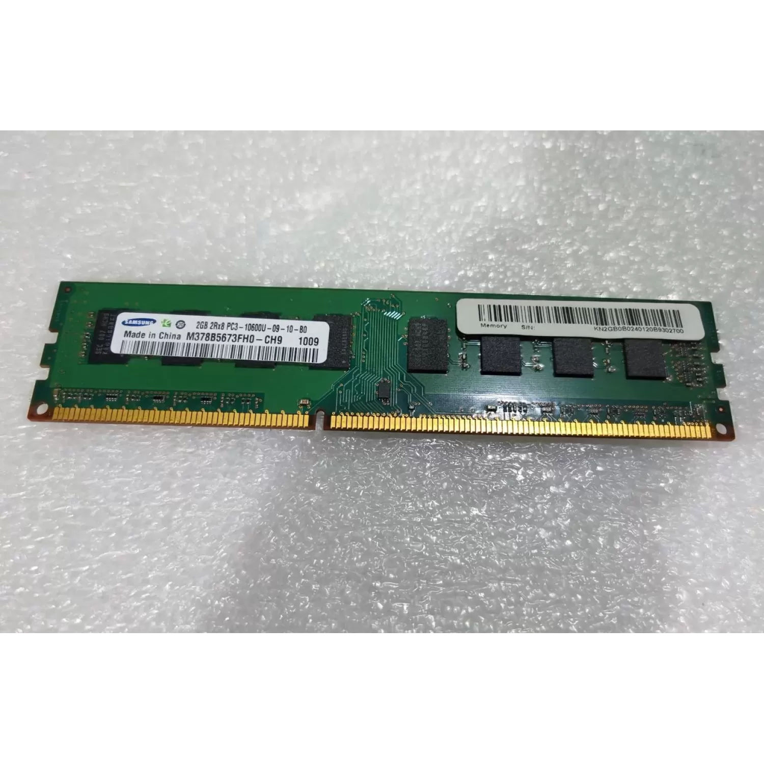 Desktop Memory DRAM Samsung M378B5673FH0-CH9 2GB DDR3 DIMM 1333MHz Color:green