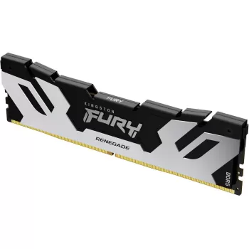 זיכרון לנייח DRAM Kingston Renegade Silver KF572C38RS/16 16GB DDR5 7000MHz CL38 1.45V צבע שחור, כסוף