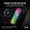 Desktop Memory DRAM Corsair VENGEANCE RGB CMH64GX5M2B6000Z40 KIT 64GB (2X32GB) DDR5 DIMM 6000MHz CL40 Color:black