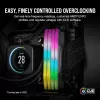 Desktop Memory DRAM Corsair VENGEANCE RGB CMH64GX5M2B6000Z40 KIT 64GB (2X32GB) DDR5 DIMM 6000MHz CL40 Color:black