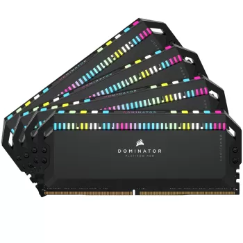 Оперативная память DRAM Corsair DOMINATOR PLATINUM RGB CMT64GX5M4B6400C32 KIT 64GB (4X16GB) DDR5 DIMM 6400MHz CL32 Цвет:чёрный