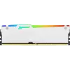 זיכרון לנייח DRAM Kingston HyperX Fury RGB KF560C36BWEA-16 16GB DDR5 DIMM 6000MHz CL36 צבע לבן