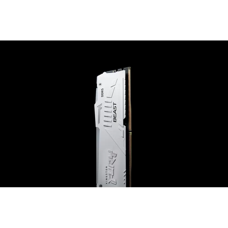 זיכרון לנייח DRAM Kingston HyperX Fury RGB KF560C36BWEA-16 16GB DDR5 DIMM 6000MHz CL36 צבע לבן