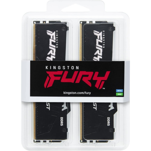 Desktop Memory DRAM Kingston Fury Beast RGB black KF560C30BBAK2-32 KIT 32GB