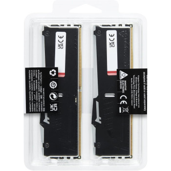 זיכרון לנייח DRAM Kingston Fury Beast RGB שחור KF560C30BBAK2-32 KIT 32GB
