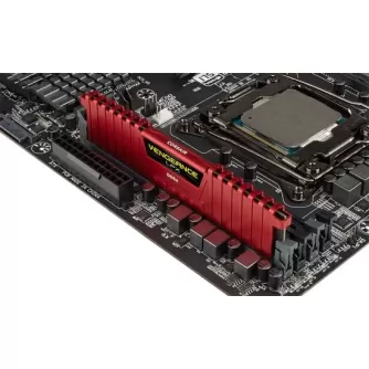 זיכרון לנייח DRAM Corsair Vengeance LPX CMK16GX4M2B3200C16R KIT 16GB (2X8GB) DDR4 3200MHz 1.35V צבע אדום