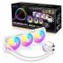 קירור נוזלי Antec SKELETON 360 ARGB לבן 360mm