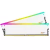 זיכרון לנייח DRAM V-COLOR Manta XSky RGB TMXSAL1664832WWK KIT 32GB (2x16GB) DDR5 DIMM 6400MHz CL32 AMD EXPO 1.4V צבע לבן