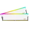 זיכרון לנייח DRAM V-COLOR Manta XSky RGB TMXSAL1664832WWK KIT 32GB (2x16GB) DDR5 DIMM 6400MHz CL32 AMD EXPO 1.4V צבע לבן