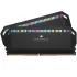 זיכרון לנייח DRAM Corsair Dominator Platinum RGB CMT32GX5M2E6200C36 KIT 32GB (2x16GB) DDR5 DIMM 6200MHz CL36 Intel XMP 3.0 1.35V צבע שחור