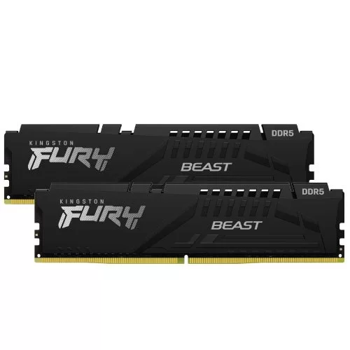 Memory Kingston FURY Beast KF560C30BWEK2-32 KIT 32GB (2x16GB) DDR5 6000MHz 1.4V Color:white