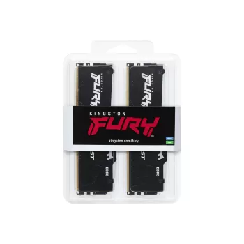 זיכרון Kingston Fury Beast KF560C30BBEK2-64 KIT 64GB 2X32 (Dual) DDR5 6000MHz 30 1.4V צבע שחור זיכרון Kingston Fury Beast KF560C30BBEK2-64 KIT 64GB 2X32 (Dual) DDR5 6000MHz 30 1.4V צבע שחור