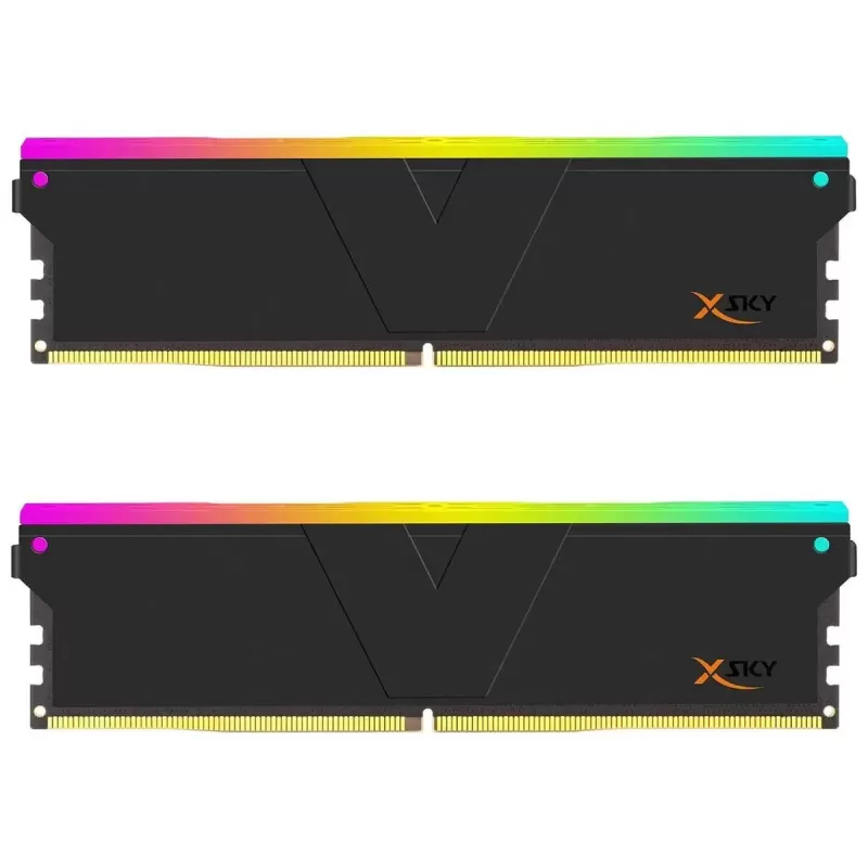 Оперативная память DRAM V-COLOR Manta XSky RGB DDR5 16GB (2x8GB) 6000 CL30 black TMXSAL8G60830KWK 16GB DDR5 DIMM 6000MHz